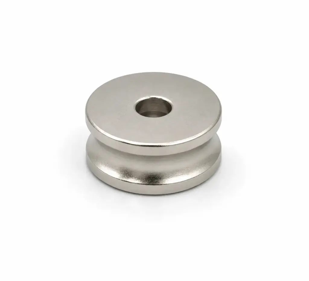 NdFeB Hollow Cup Magnet D3.9×d1×10 mm