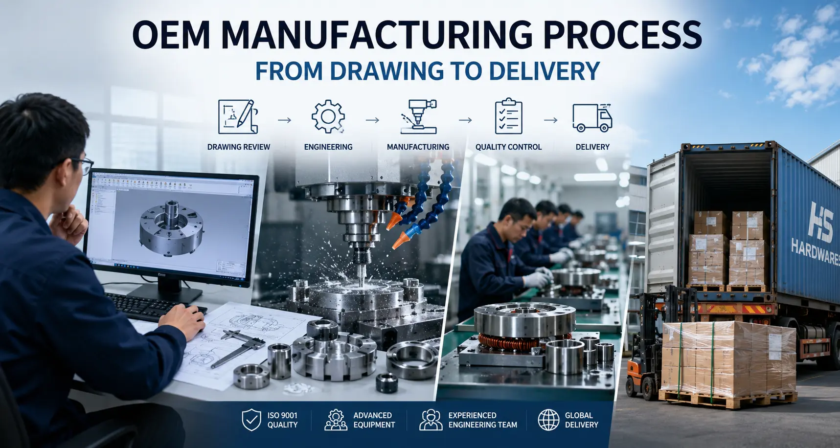 OEM Manufacturing Process: From Drawing to Delivery