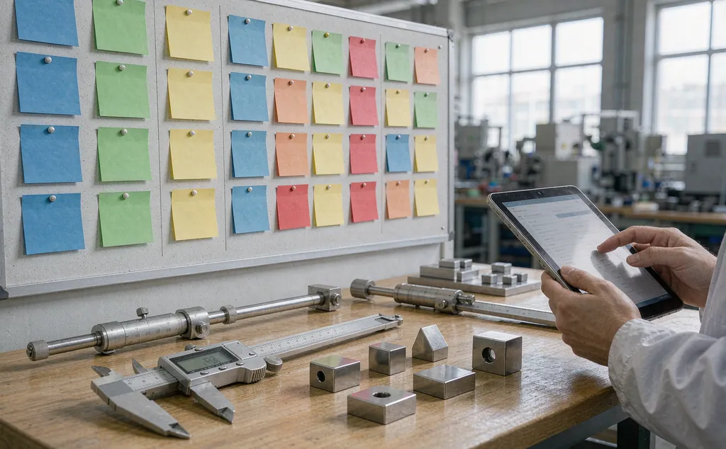 Production planning board for NdFeB magnet orders running in parallel with export license review